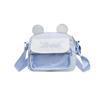 Japanese Style Kawaii Bear Girls Ita Crossbody Messenger Bag Clear Window Pins Display Female Small Itabag Cell Phone Purse