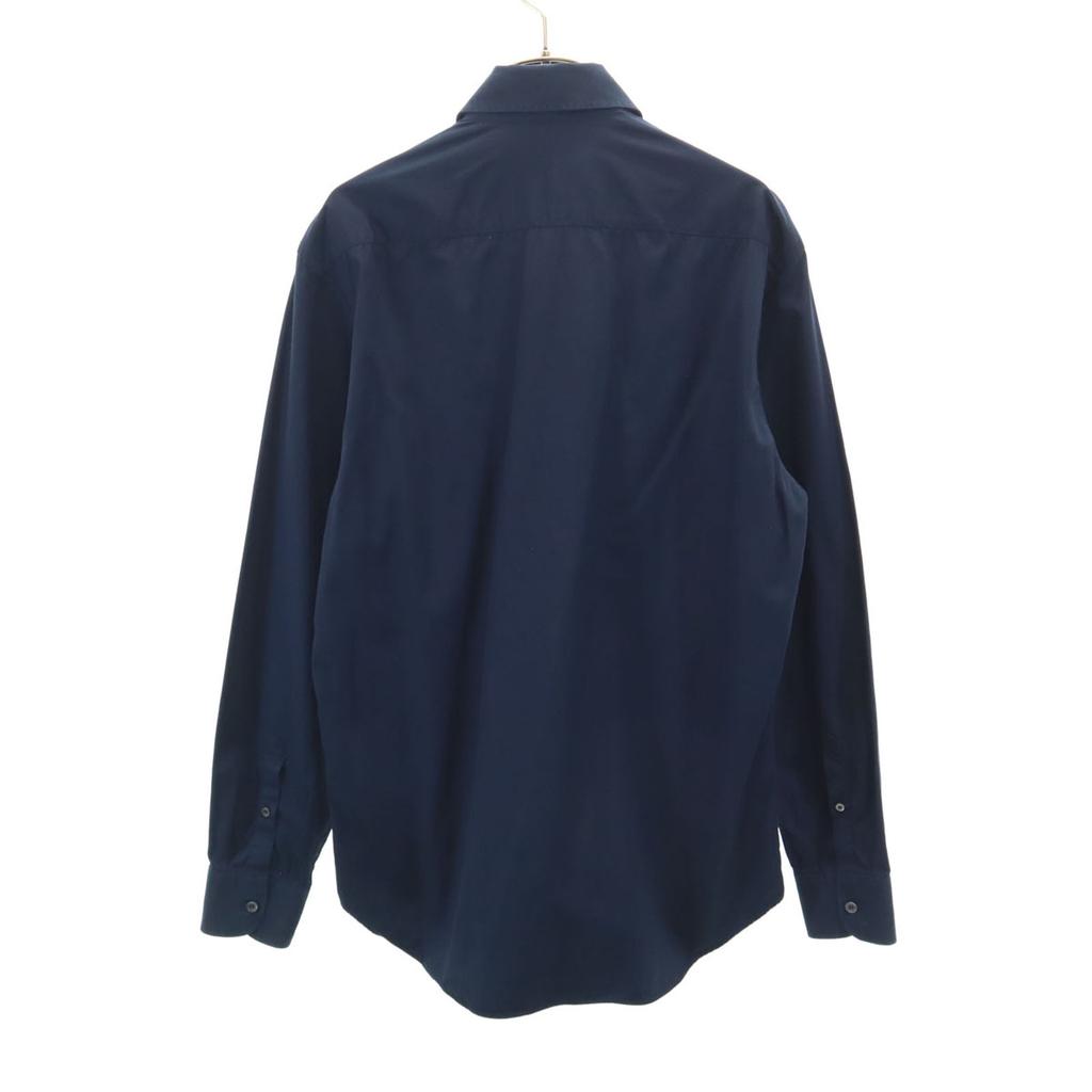 PRADA made in Italy Long sleeve Cotton shirt 39 Navy Men's Used