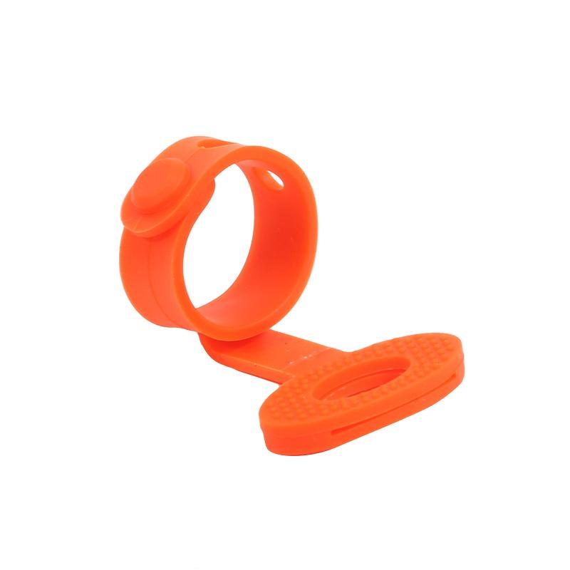 Gitarren-Fingerspitzenabdeckungen mit Plektrumschlitz-Design Fingerschützer für Akustik- und E-Gitarristen Zubehör