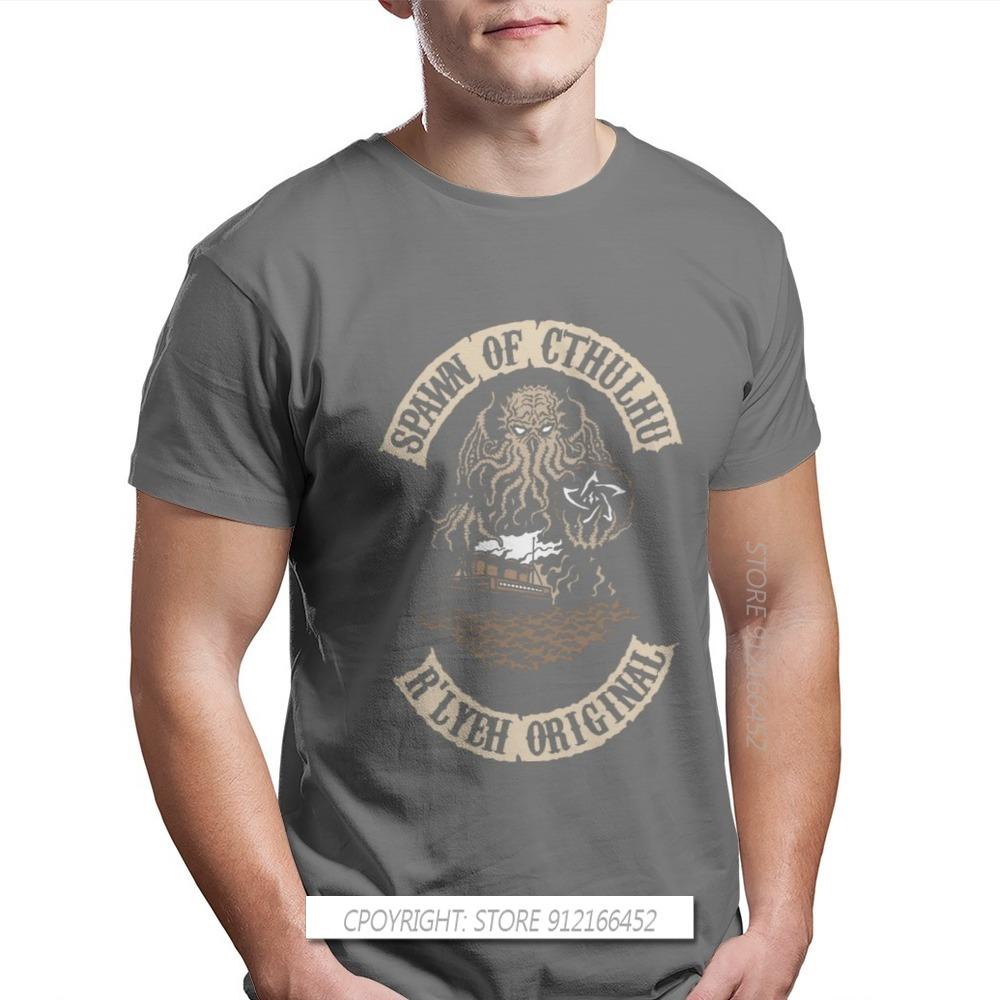 Men Cthulhu Mythos Lovecraft Horror Great Old Ones Oversize T-Shirt Spawn Pure 100% Cotton Streetwear