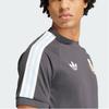 Adidas Originals Logo Print Stripe Crew Neck Short Sleeve T-Shirt Men Tops Grey IU2154
