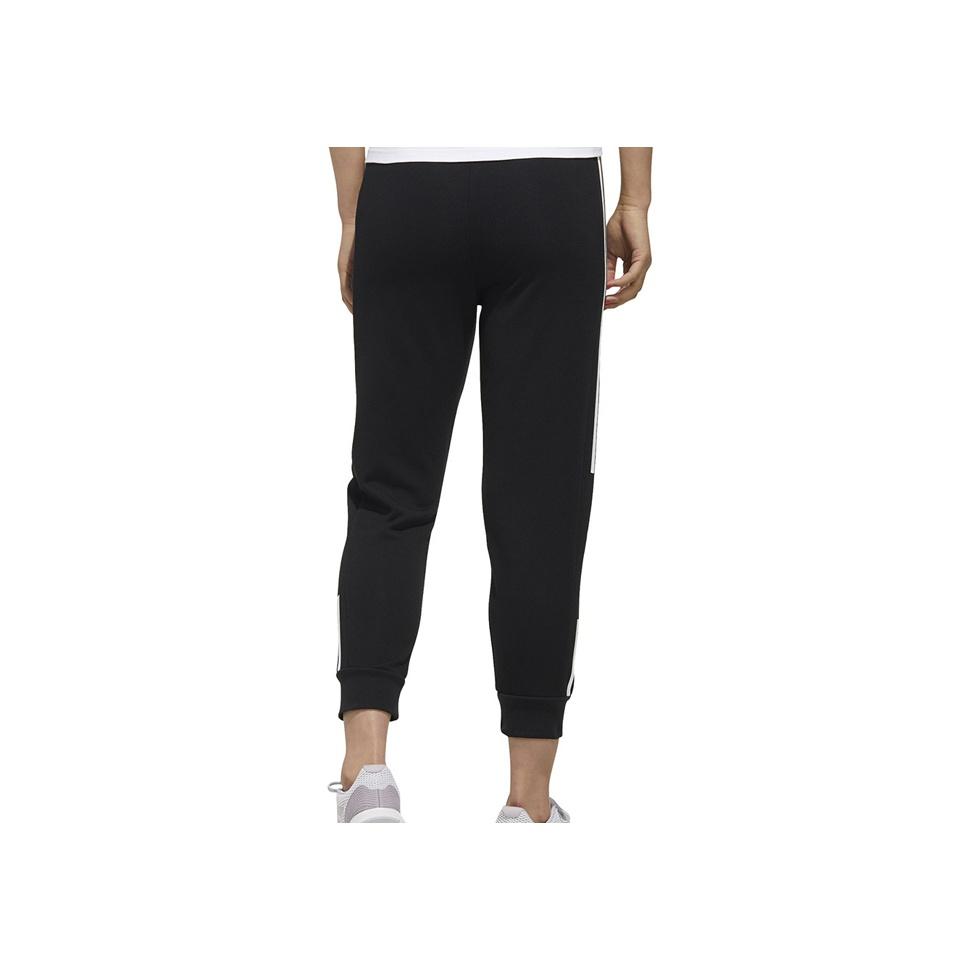Adidas Neo Vintage Side Stripe Letter Knitted Sweatpants Women Bottoms Black FP7454