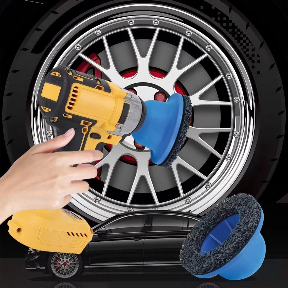 Wheel Hub Brush Wheel Hub Grinder Cleaning Rotor Sturdy Rust Grinding Cleaning Rotor  Professional