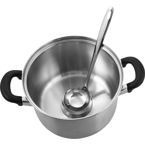Wahei Freiz Uniline Large Ladle, All Stainless Steel, Dishwasher Safe, Made in Japan, UNI-21