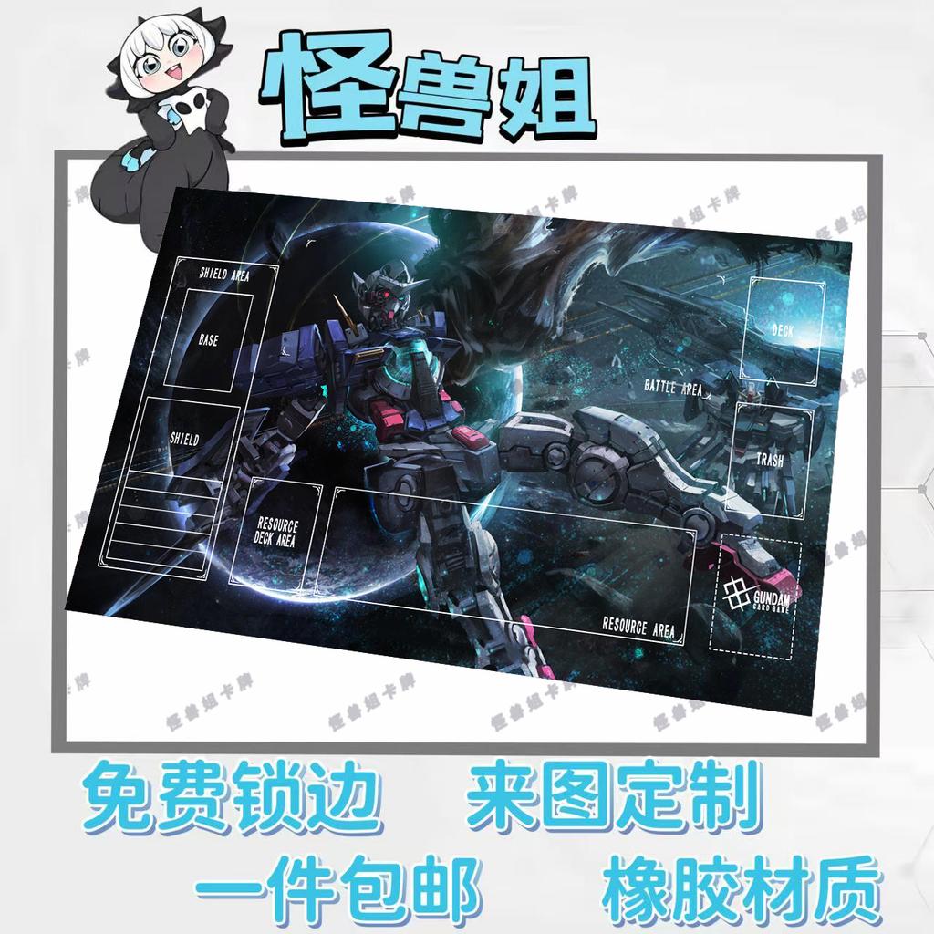 Amuro Ray Haman Karn Cartoon TCG Einhorn Gundam Einzelspieler Karten Spielmatte Gummi Set Austausch Kampf Schale Tischmatte