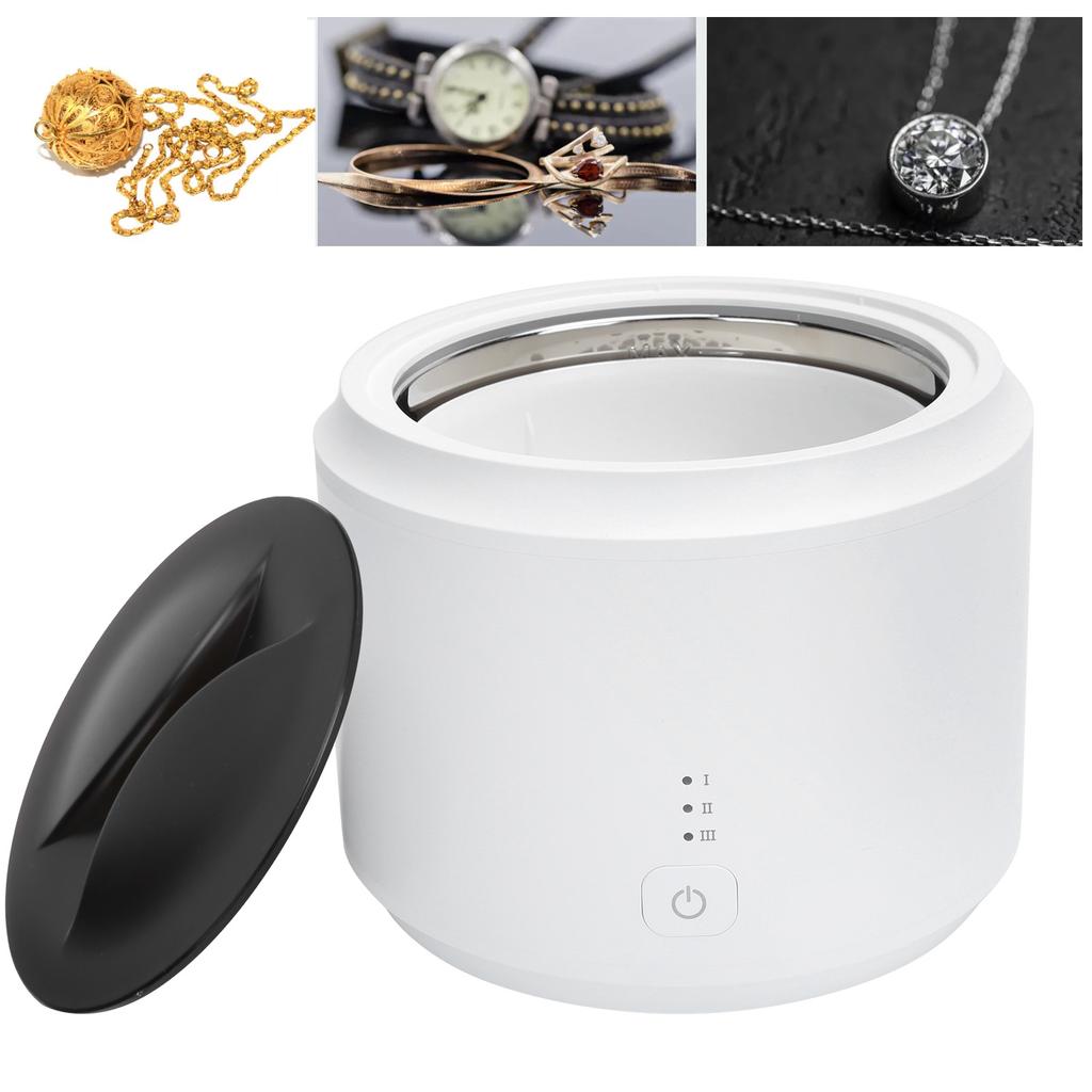 Ultraschallreiniger, Sicherheits-Rundwaschmaschine, Schmuck- und Uhrenreinigungsgerät, 35 W, JL010US, 110 V