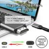 WAYetTO HDMI Male to Compatible with Video 2m Mirroring Cable for Wired Monitor Cable, Type-C Male, Android, Rechargeable, Conversion, Charging, Car,