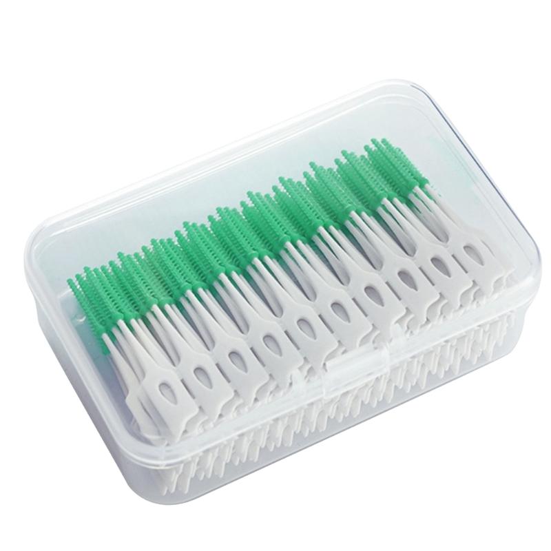 Braces Brush Interdental Brushes Cleaner Between Small Gaps All 160 Count 1 зелёный