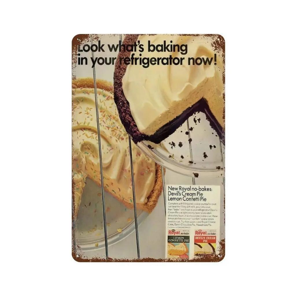 Candies Cookies Metal Tin Signs Wall Decoration Plaque Vintage Art Poster Iron Painting for Man Cave Home Cafe Garden Club Bar