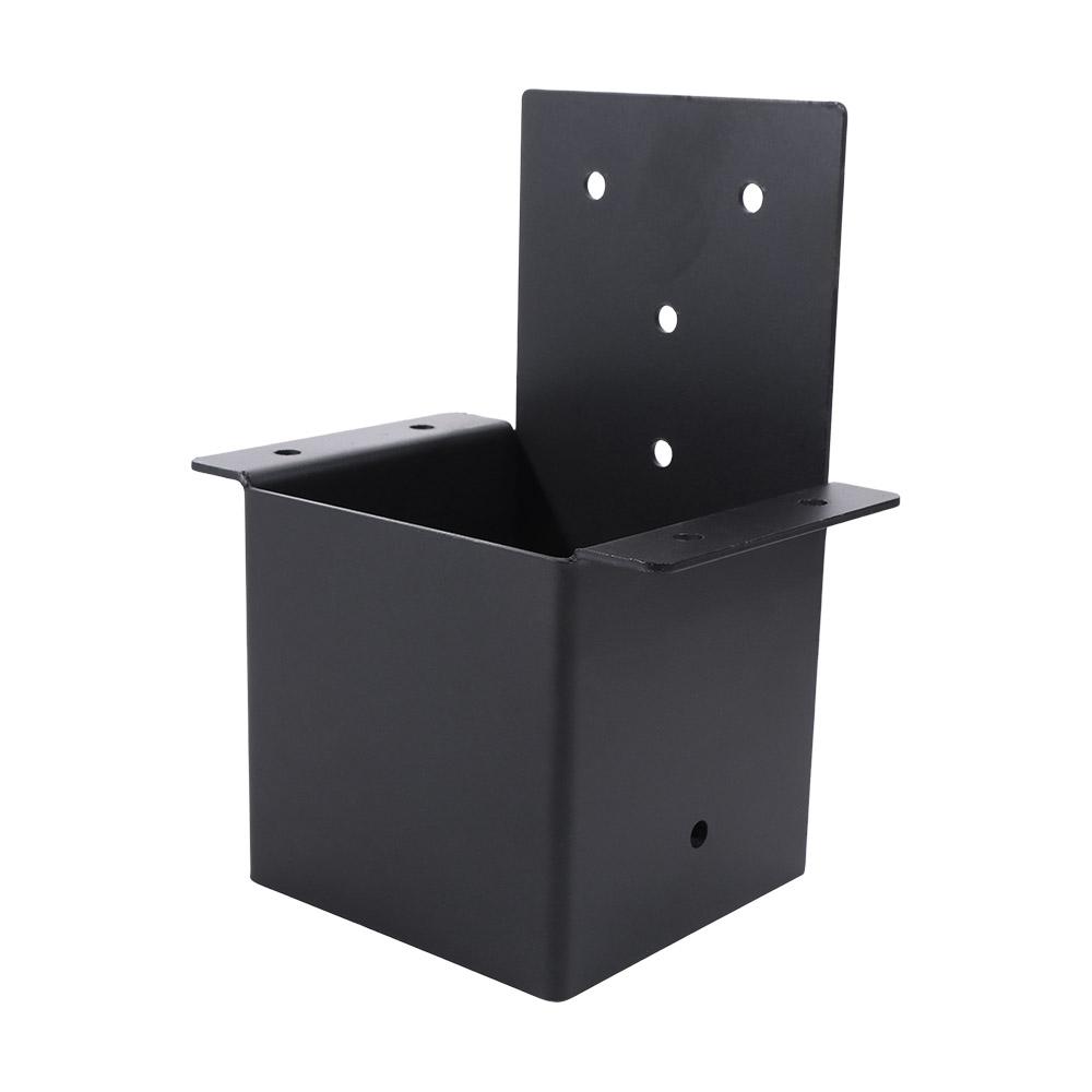 Black Pergola Bracket Metal Pergola Accessories Durable Deck Railing Connector  Terrace