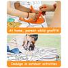 Children's Drawing Roll Sticky Color Filling Paper Roll For Kids Painting Graffiti Coloring Y1C5