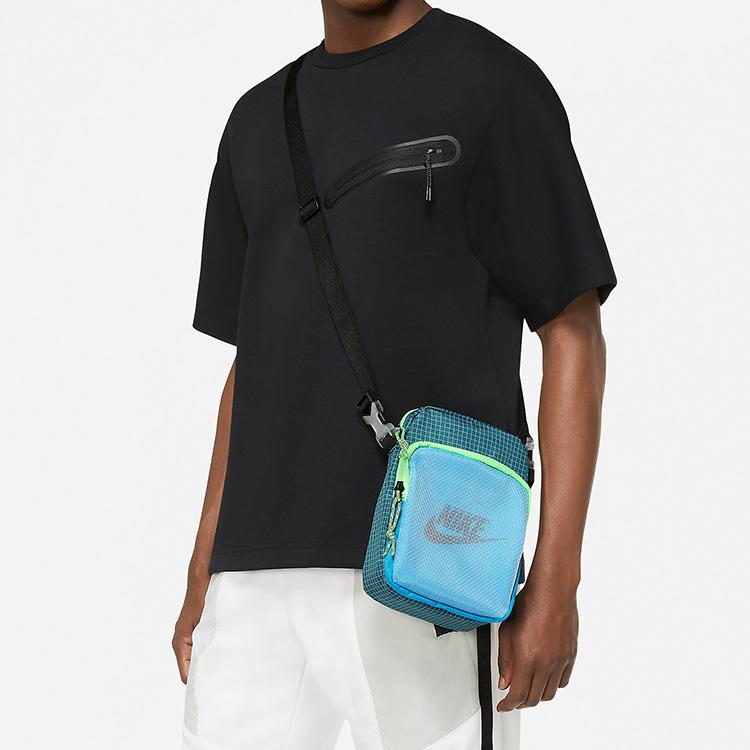 Nike Heritage Stoff Schultertasche, Crossbody Tasche Regular Unisex Laserblau CV1408-446