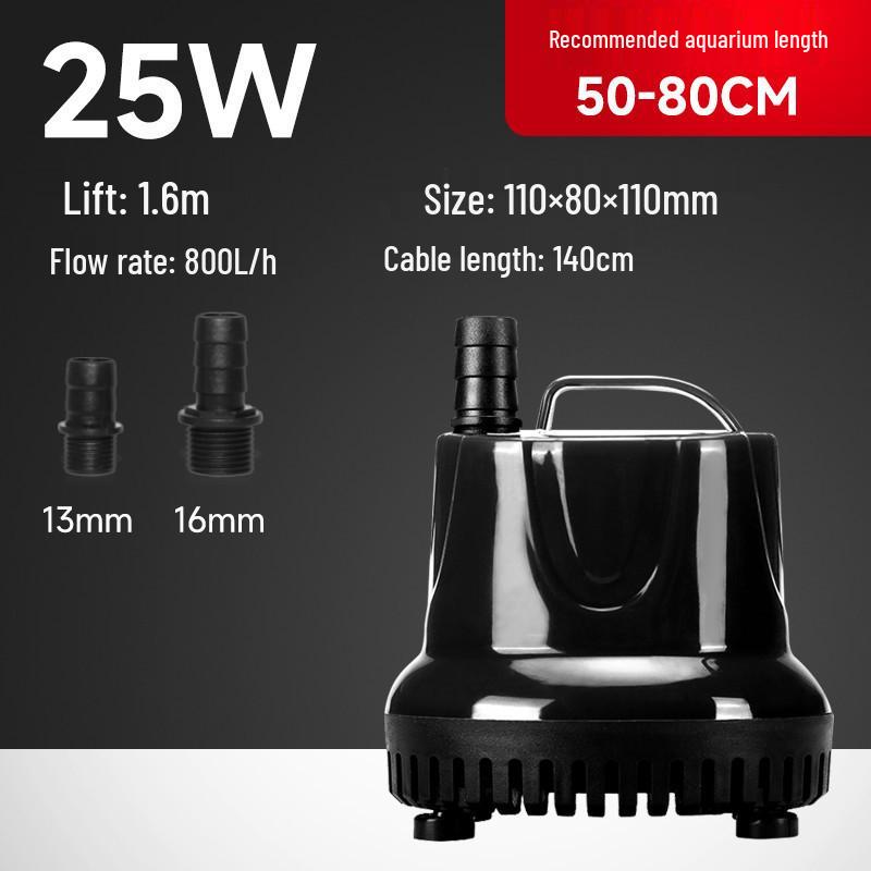 Silent Mini Submersible Water Pump for Goldfish Tanks, Small Rockeries, Waterfalls, Fountains, and Circulation Filters