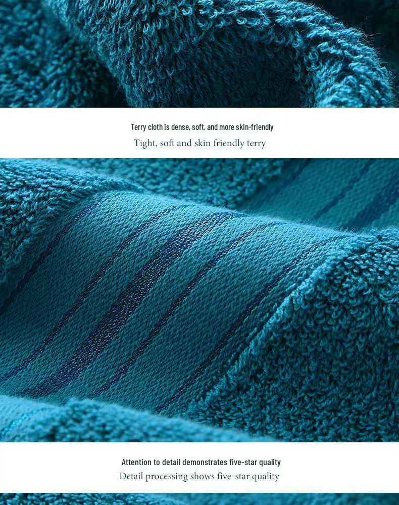 Luxurious Five-Star Hotel Bath Towel: Thick, Absorbent, Enlarged, Pure Cotton for Men & Women (Winter Edition)
