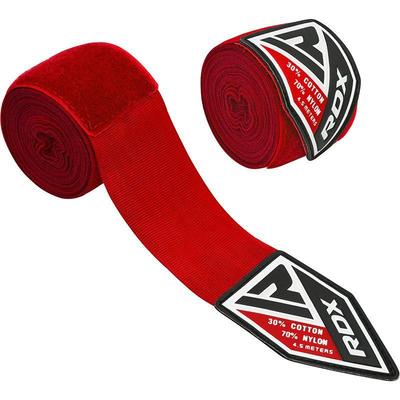 RDX Boxing Wraps - HWX Bandages Red 4.5m