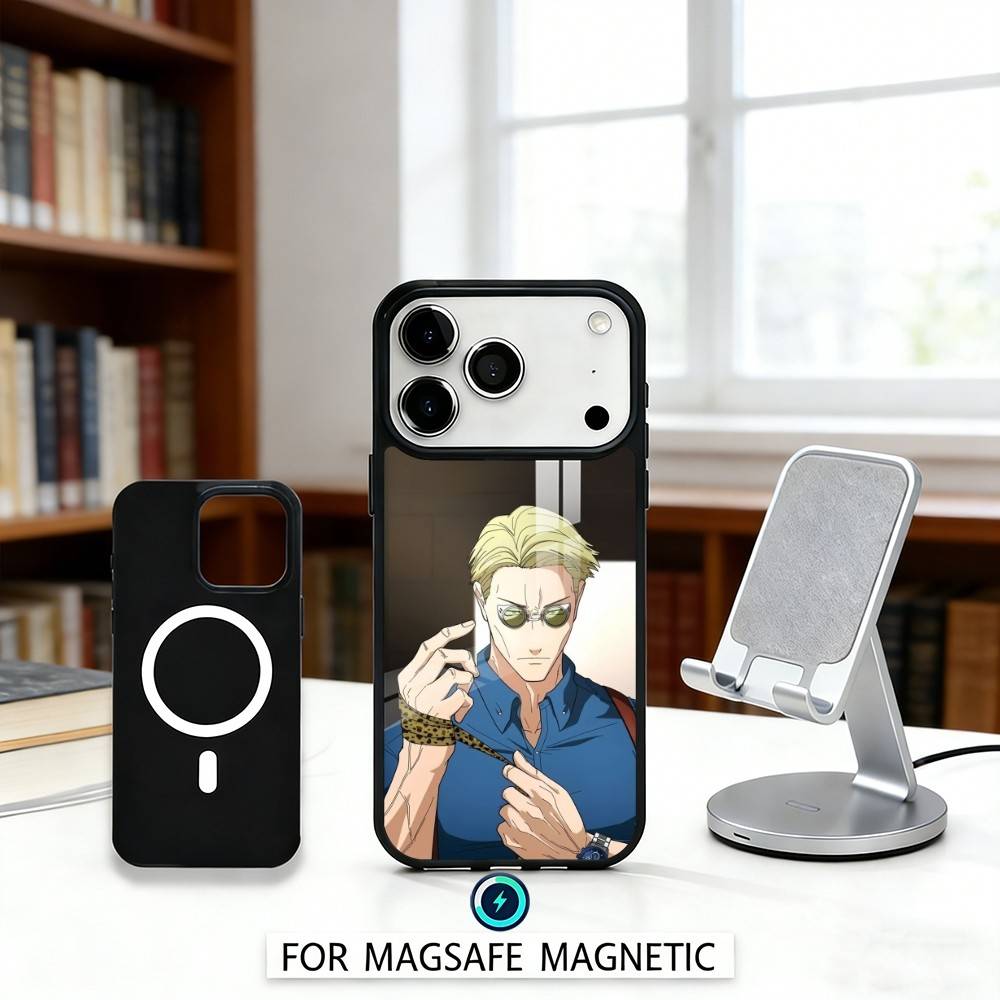 Anime K-Kento N-Nanami Phone Case For iPhone 17,16,15,14,13,12,Pro,Max For Magsafe Magnetic Wireless Charging