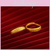 Beautiful Gold Plated Coin Ring For Women Adjustable Size Chic Ring Accessory