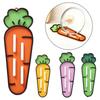 Geschenke Karotten Topfdeckelmatte Weicher Gummi Multifunktionale Arbeitsplatten-Abtropfmatte Abtropf Schneidebrettmatte Spatel Aufbewahrungsmatte