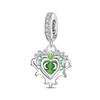 Sparkling Purple Charms 925 Silver Jellyfish Birthday Pendant Bead Compatible Original Bracelet DIY Jewelry Accessories