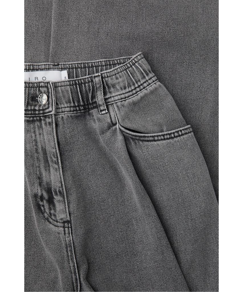 IROWOMEN Heliade Back Banding Wide Denim Pants Iopda26102Bkl