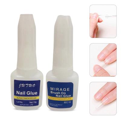 Nail Rhinestone Compact Glue Convenient Natural