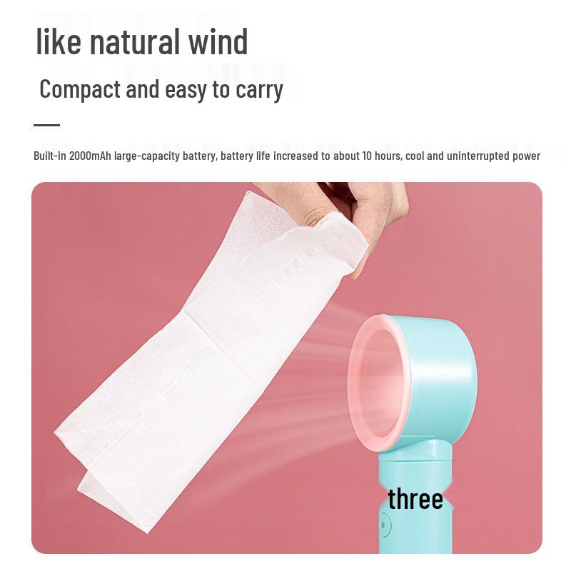 Mini USB Rechargeable Leafless Eyelash Extension Fan