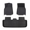 TPE Trunk Backrest Pad & Floor Mats for 2025 Tesla Model Y Facelift