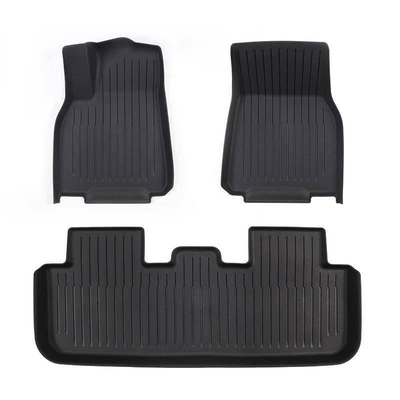 TPE Trunk Backrest Pad & Floor Mats for 2025 Tesla Model Y Facelift
