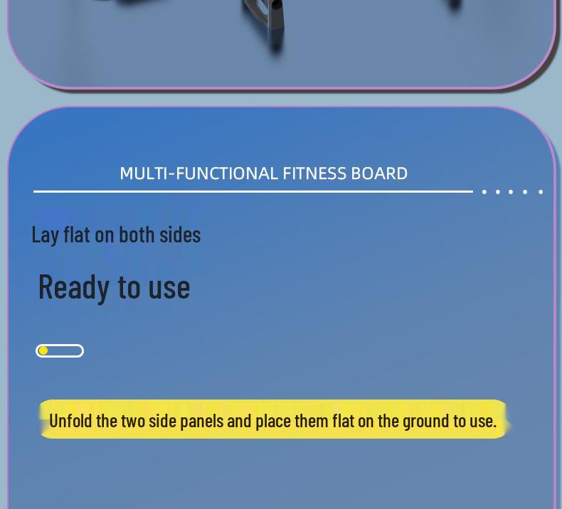 Multifunctional Fitness Board: Treadmill & Acupressure Mat for Six-Pack Abs & Multi-Muscle Training