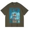 230 Gsm 100% Cotton Yu-Gi-Oh V6 Seto Kaiba Print Unisex Heavy Cotton T Shirt