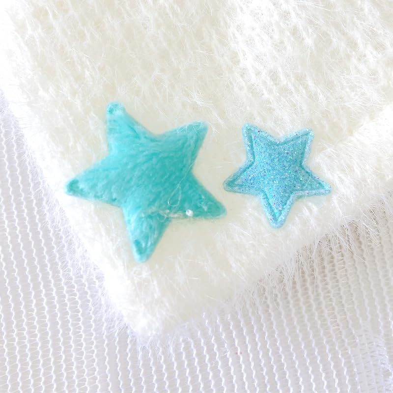 Katzenohren Strickmütze & Schal Set für 10cm Plüschtier, Weiß [Gebraucht]