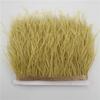 8-10cm Ostrich Feather Trims for Needlework and Handicraft Black Plume Skirt Decoration Natural Feathers Ribbon Fringe