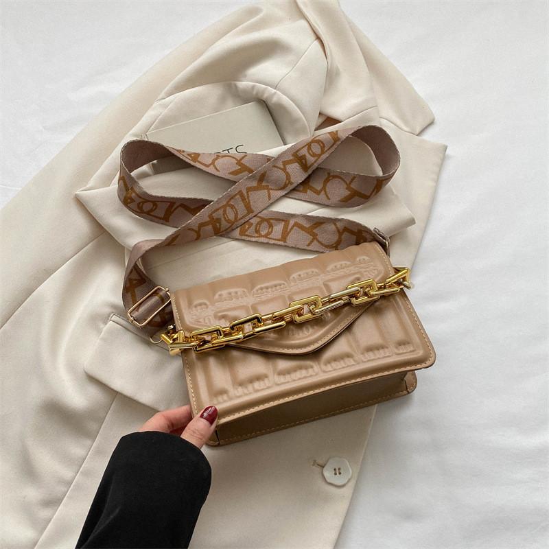 Trendy Minimalist Crossbody Bag For Women Stylish Small Square Pu Leather Bag In Black White Green Blue Yellow Orange Pink Khaki