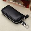 רוכסן רב תכליתי עור אמיתי לרכב מפתח אחסון תיק פאוץ מארז כיסוי