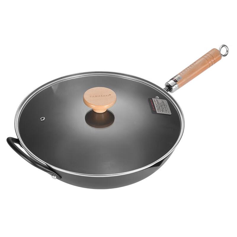 Lilang Cast Iron Flat-Bottom Wok