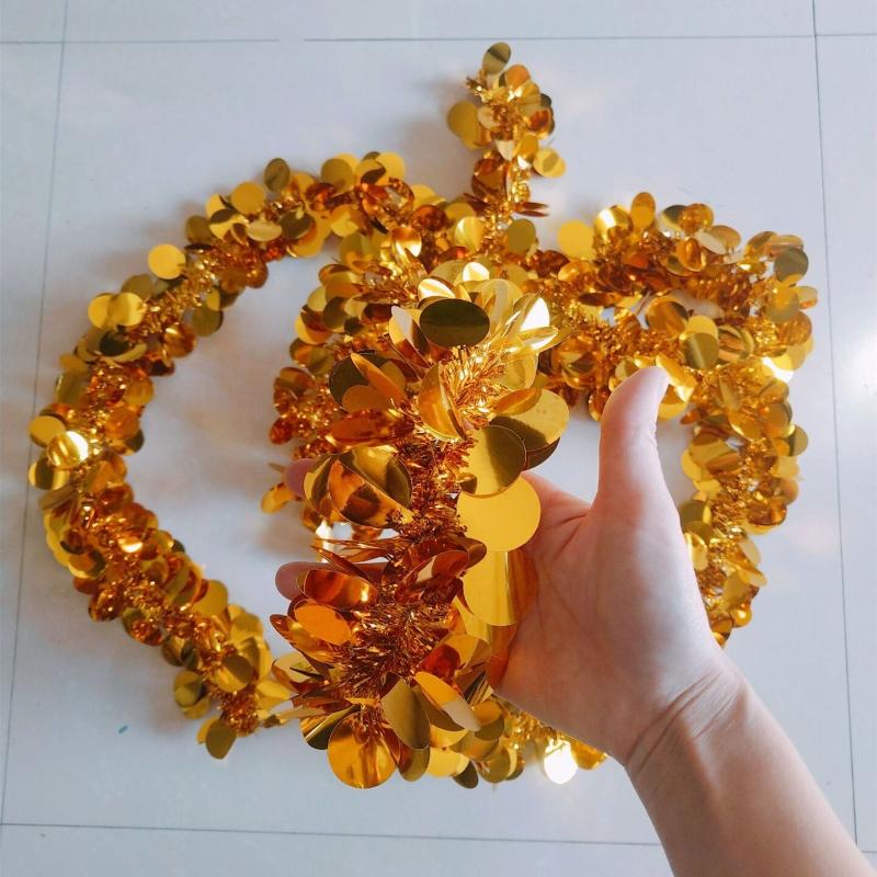 Easter decoration color strips pull flowers Oktoberfest event decorations Christmas wool strips birthday party ornaments