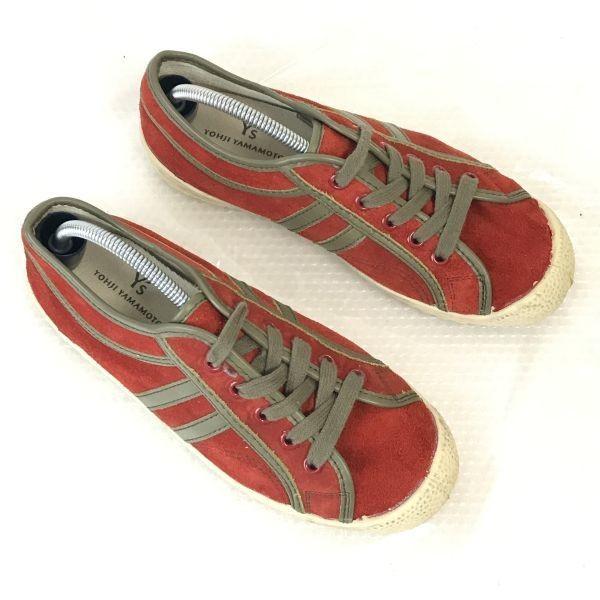 Yohji Yamamoto Y’s Low-Cut Sneaker 36 / 23.0cm / Rote Turnschuhe(GEBRAUCHT)