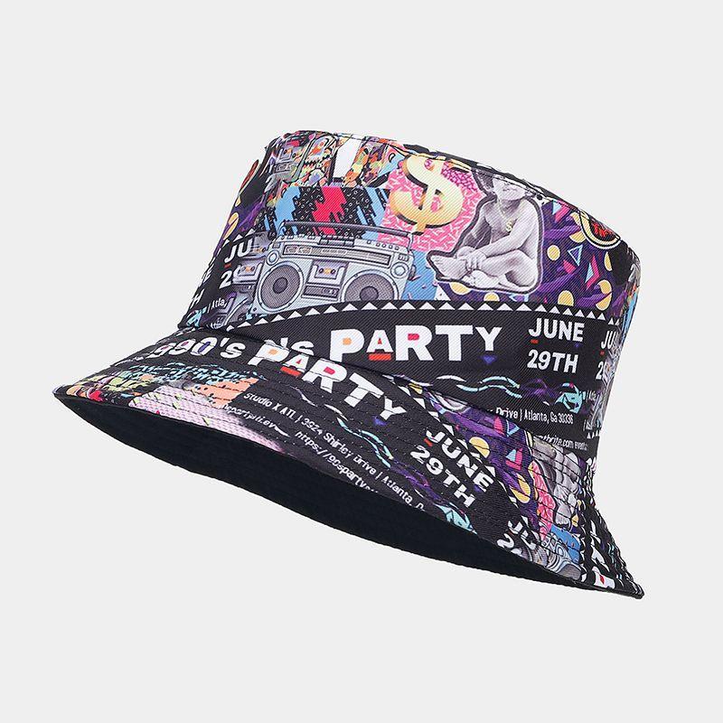 Classic Tape Design Wide Brim Fisherman Hat With Uv Sunblock For Hiking And Outdoors
