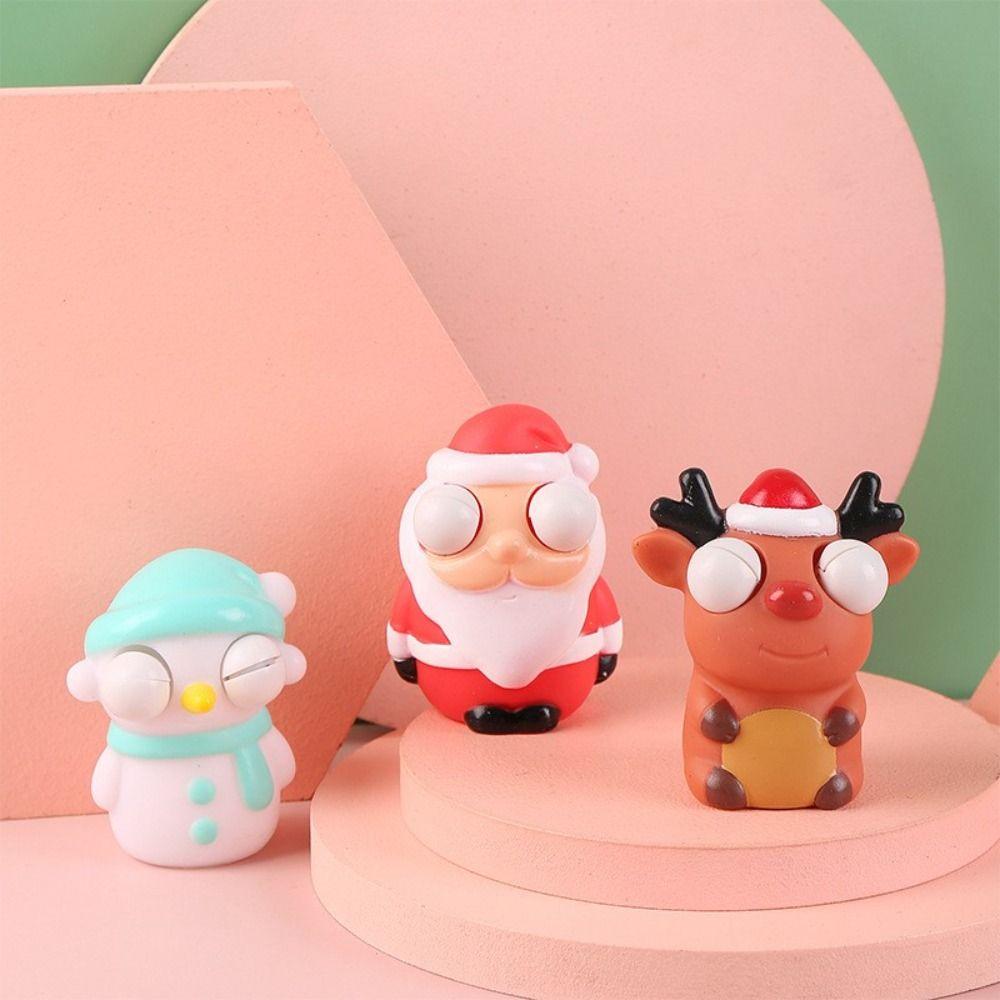 Kids Anti Stress Snowman Christmas Creative Gift Sensory Toys Fidget Toy Squeeze Toys Kids Toys