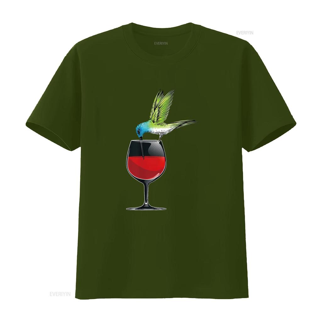 Cute Hummingbird Design For Women Lover T Shirt vintage Washed Unisex Soft Comfortable designer clothes Top For Everyday Wear