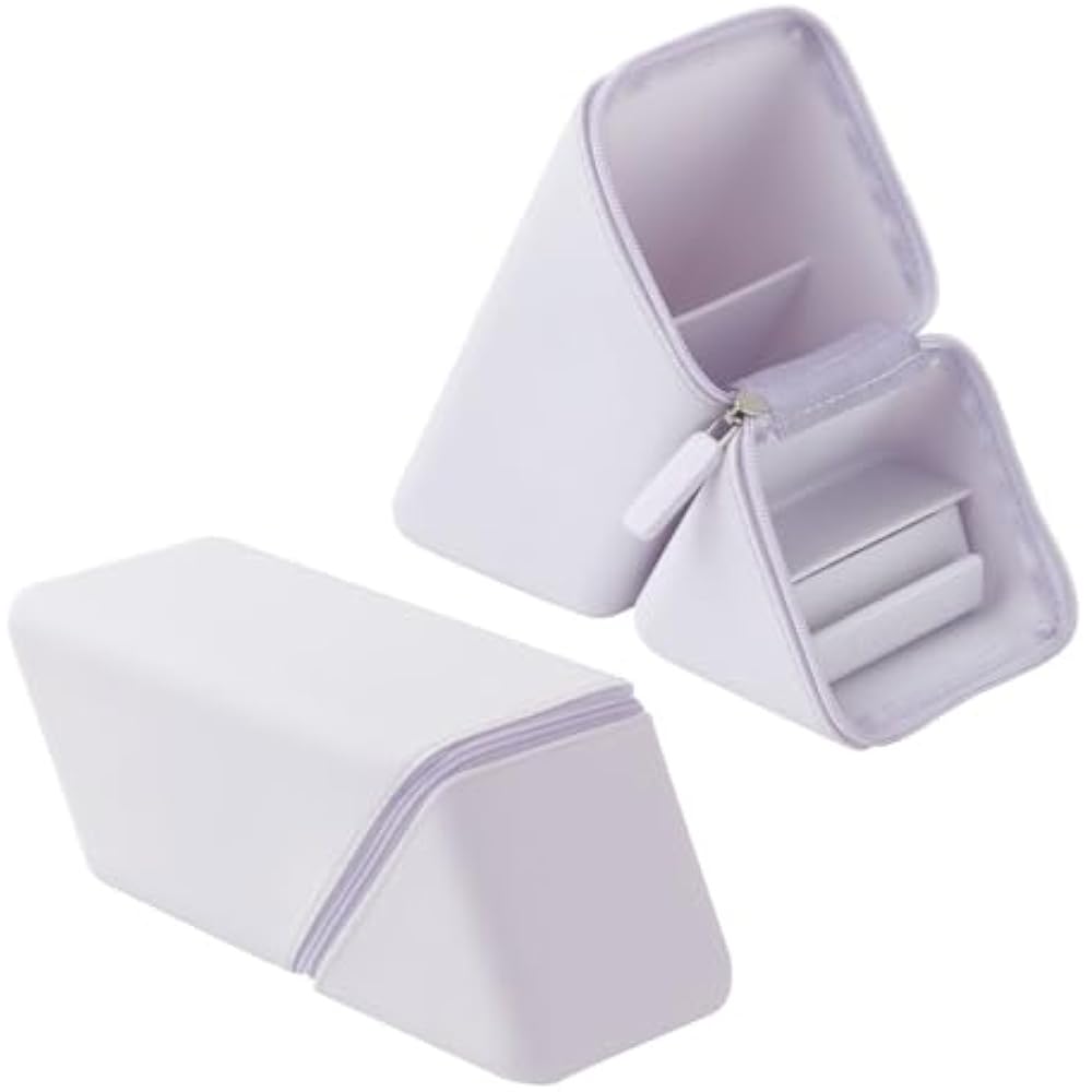 Sonic Pen Case Kakusta Portable Pen Holder with Wide Drawer Violet FD-2045-V