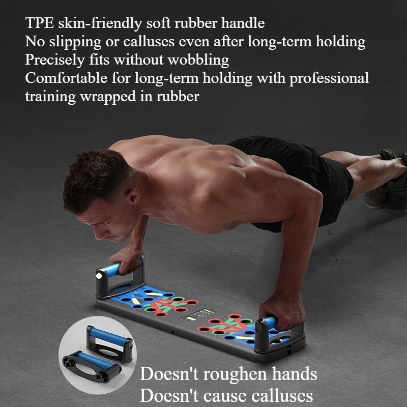 1SET Household Multi-functional Push-up Training Board Men's Chest Muscle Abdominal Muscle Training Equipment Portable Push-up Board