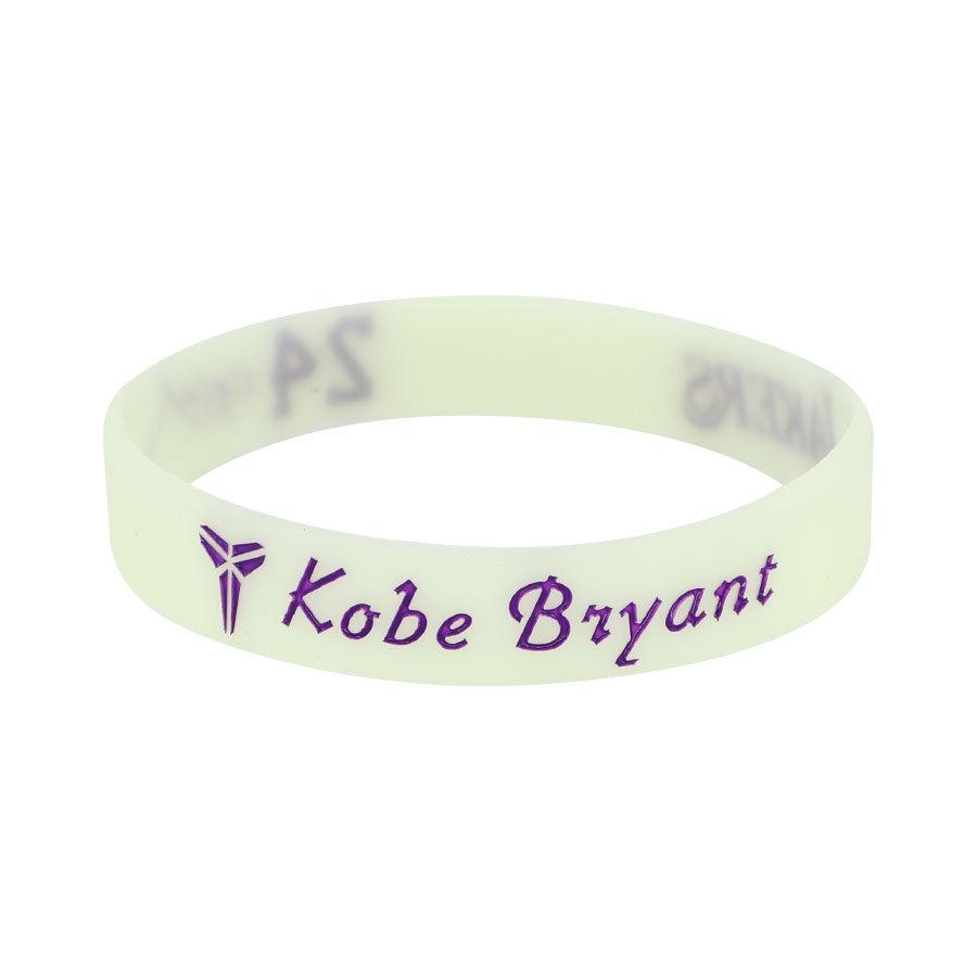 Douyin Popular NBA Star Signature Luminous Silicone Sports Bracelet/Wristband