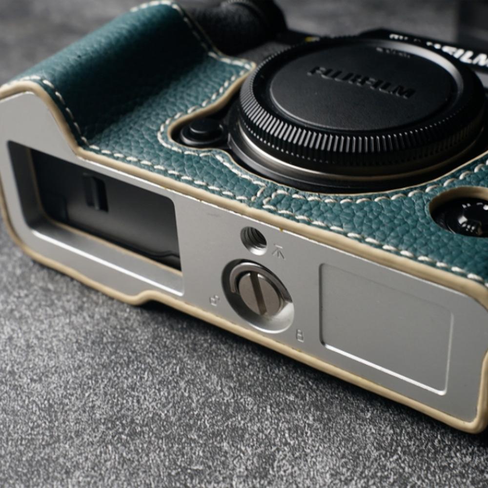 Camera Genuine Leather Cowhide Bag Body Case For Fujifilm T-X5 T X5 Tx5 Protective Sleeve Base Camera Half Protective Case