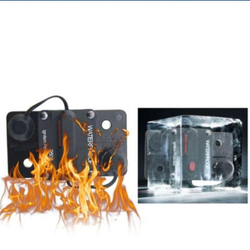 Dual Battery Fuse Reset Device Waterproof DC Circuit Breaker Manual Reset Circuit Breaker  Boat