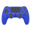 Wireless Bluetooth Controller for PS4, Dual Motors Dual Vibration Gamepad Compatible with PS4 Blue