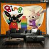 Bing Custom Name Wall Tapestry Aesthetic Wall Hanging Printed Fabric Blanket Decorative Tapestries for Bedroom Living Room Home Decor