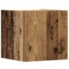 5 Piece Wall Mounted TV Cabinet Set Rustic Wood Look Engineered Wood