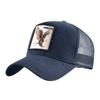 Vintage Pure Cotton Embroidered Animal Baseball Cap, Mesh Cap, Duckbill Cap, Truck Driver Hat, Chicken