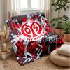 Mainz FC Soft Flannel Fleece Blanket Lightweight Cozy Warm Throw Blanket For Sofa Bed Home Decor